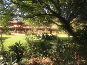 Garden area at Matteo’s Italian Restaurant – Nairobi
